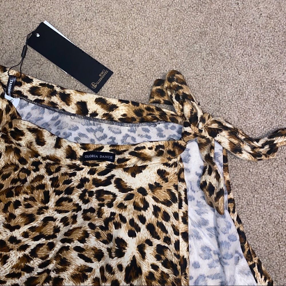 NWT Leopard Dance Skirt - Picture 2 of 2